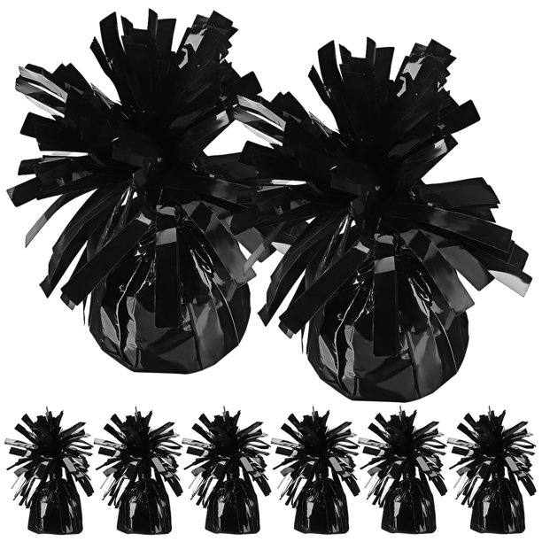 FUTUREORYY 8Ud Base Pesada Para Globos En Negro Para Mantener Firme En Eventos