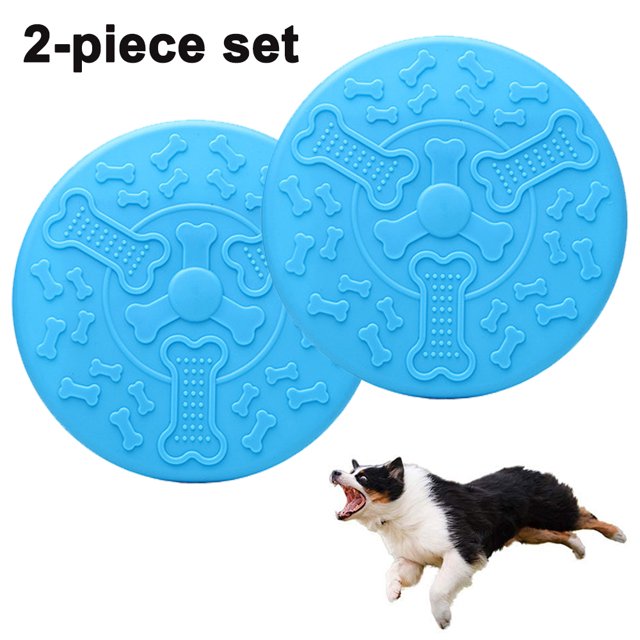 Durable Dog Frisbee Nearly Indestructible Flying Disc Dog Toy, 100% Guaranteed Tough,