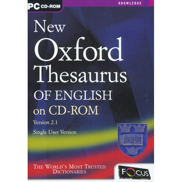 Oxford Thesaurus Of English Version 2.1 XSDP 015303 The New Oxford