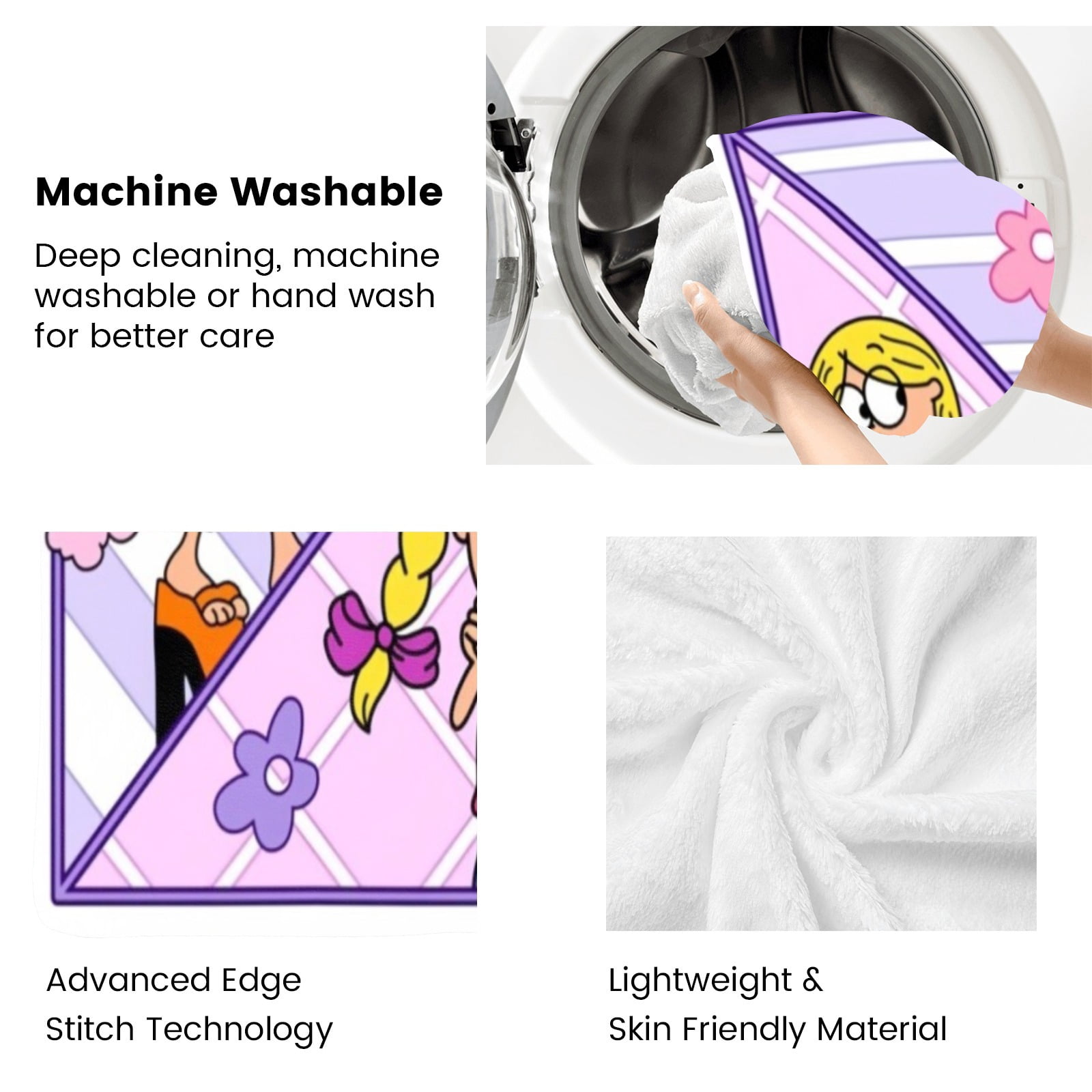 Lizzie Mcguire Banner Throw Blanket Gifts for Fans Lover Girls Boys Women Present Hoodie Him Bed 30"x40"