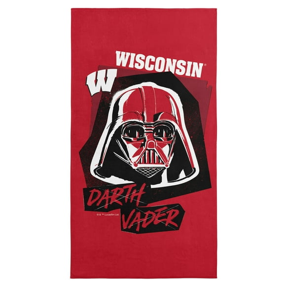 The Northwest Group Darth Vader Wisconsin Badgers 30" x 60" Beach Towel