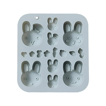 

Cute Bunny Theme Silicone Drip Gel Homemade Diy Chocolate Candy Cake Molds
