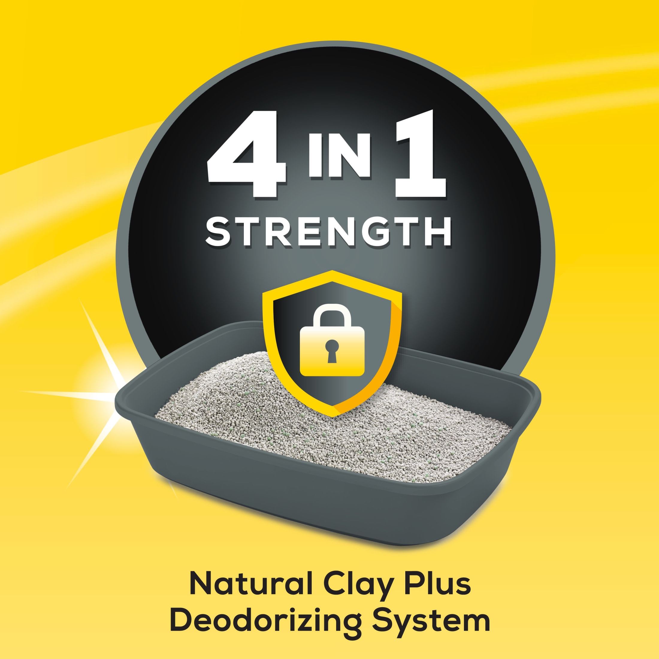 Tidy Cats 4-in-1 Strength Clumping Litter, 35 lb Pail photo 2