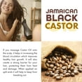 thumbnail image 3 of Jamaican Black Castor Oil Hair Growth Hair Oil Edge Control Hair Growth Products Beard Growth Oil Natural Hair Products Cold Pressed Caster Oil Organic Pure Jamaican Black Castor Oil Organic 1 Gallon, 3 of 6