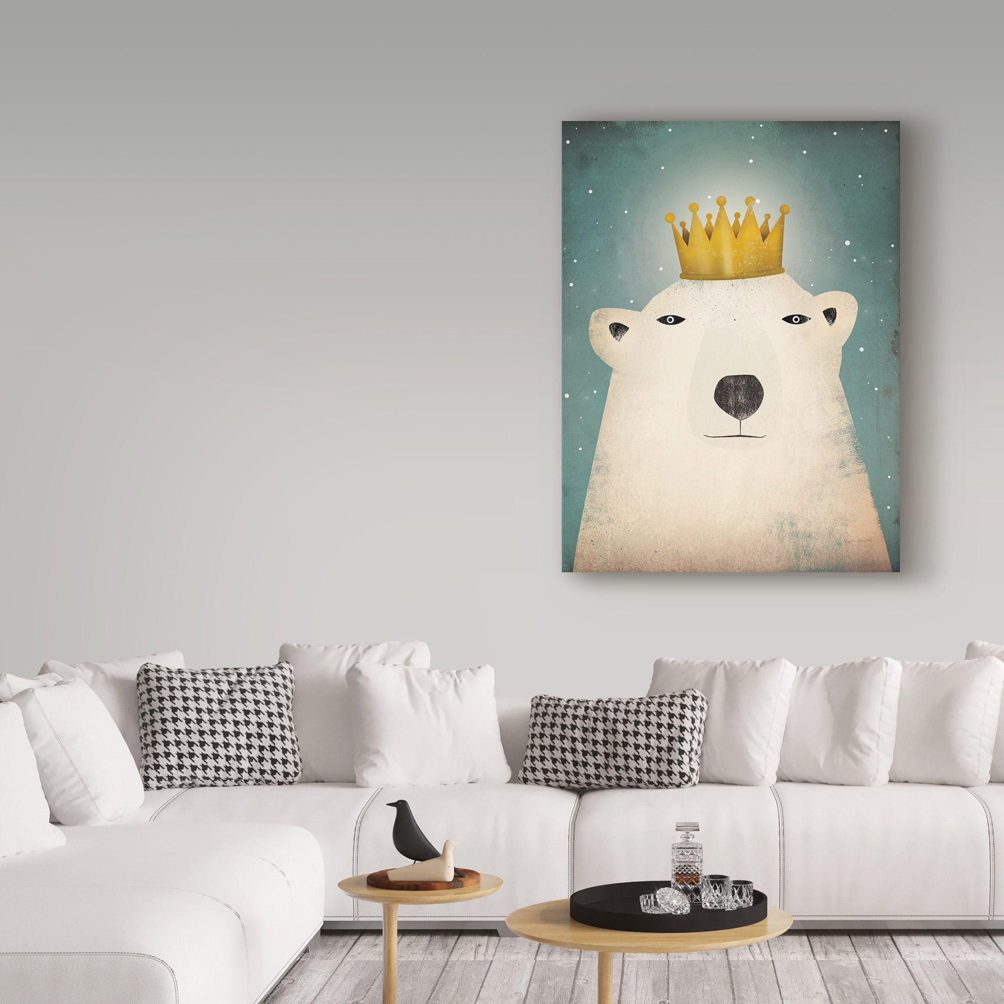 Trademark Fine Art 'Polar King' Canvas Art by Ryan Fowler