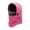 Hot Pink, variant on Gray Outdoor Face Mask Fleece Hat Windproof Thick For Skiing Riding Winter Sports And Cold Weather Activities Head Protection