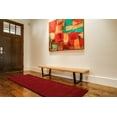thumbnail image 2 of Celano Hand Woven Marled Wool Rug, Deep/Bright Red, 2ft - 6in x 8ft, Runner, 2 of 4