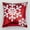 F, variant on Trendy Double-Sided Sequin Christmas Pillow - Red Snowflake Deer Head Design, Soft Decorative Throw Pillow for Sofa Bed Living Room, Festive Holiday Home Decor