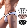 thumbnail image 2 of Ropa interior para hombre, sexy, fresca, suave, transpirable, en forma de U, convexa, sexy, cintura baja, ropa interior deportiva, 2 of 6