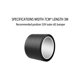 thumbnail image 4 of 1pc 3cm Wide 5m Long Car Door Sill Protector With Carbon Fiber Pattern To Prevent Scratches And Scruffs, 4 of 4