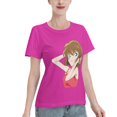 thumbnail image 2 of T-Shirt Basique à Manches Courtes pour Femmes Detective Conan Haihara Ai, 2 of 6