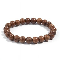 Nvzi-a Wooden Beaded Bracelet for Men and Women Lightweight Stretch Bracelet-Style A
