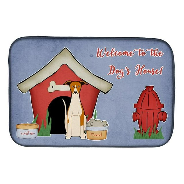 Carolines Treasures BB2853DDM Dog House Collection Whippet Dish Drying Mat