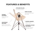 thumbnail image 3 of Camphor Designs Portable Swing Hammock Chair Foldable Recliner, 3 of 7