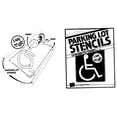 thumbnail image 2 of Handicap Parking Lot Stencil, 36" x 29-1/4", 2 of 2