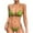 Green, variant on Womens Tanki-ni Bathing Suits Sexy Solid Color Swimwear Two-piece Slim Swimsuit Bikini Straped Swimsuits on Clearance!