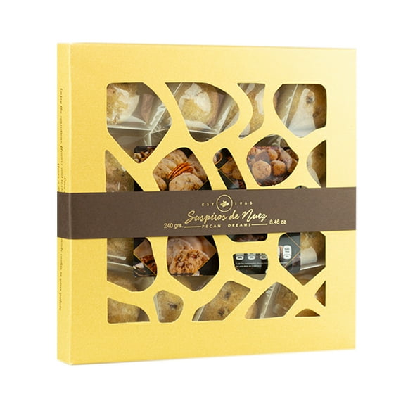 Galletas De Nuez Gourmet - Suspiros de Nuez , 100% Ingredientes Naturales - 240g Suspiros de Nuez Galletas de Nuez Artesanales