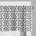 thumbnail image 3 of Ambesonne Crazy Art Window Valance, Modern and Freaky, 54" X 18", Charcoal Grey White, 3 of 5