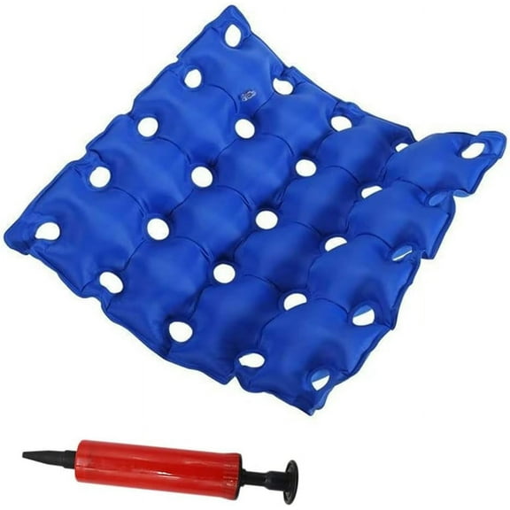 Christmas Gifts,Air Inflatable Seat Cushion,Car Seat Cushion,Medical Wheelchair Cushion Air Inflatable Seat Cushion Mattress Anti Hip Bedsore Prevent Decubitus 17 '' x 17 '', Blue , by Artrylin
