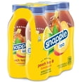 thumbnail image 2 of Snapple Peach Tea & Lemonade – 16 fl oz Bottles (6-Pack, Pack of 2), 2 of 5
