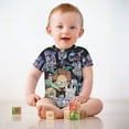 thumbnail image 3 of The Cuphead Show Baby Boy Girl Short Sleeve Rompers Bodysuit One Piece Jumpsuit Summer Outfit, 3 of 8