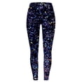 thumbnail image 4 of MKLEKYY Pantalones de yoga ajustados con estampado brillante y largo Mardi para mujer, 4 of 4
