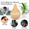 thumbnail image 1 of Feltree Compact Ultrasonic Aromatherapy Diffuser with Warm LED Light, 300ml Essential Oil Humidifier for Home Office, Quiet Operation Night Light Sleep Aid, 1 of 8