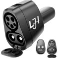 thumbnail image 1 of LJH 2-in-1 CCS1 & J1772 to Tesla Adapter for Model Y/3/S/X/Cybertruck - 250KW DC Fast Charging & 80A AC, NACS Compatible, Level 3 & Level 1-2 Charging Stations, 1 of 8