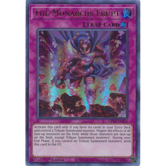 YuGiOh 2021 Ghosts From The Past Ultra Rare The Monarchs Erupt GFTP-EN121