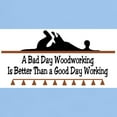 thumbnail image 3 of CafePress - A Bad Day Woodworking Ash Grey T Shirt - Men's Classic Graphic T-Shirt, 3 of 4