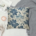 thumbnail image 2 of Creowell Dahlia Pillow Covers Rustic Summer Rust Geometric Floral Navy Blue Cream Outdoor Decorative Throw Pillows Farmhouse Pillowcases  Cushion Case Decor for Home Sofa Couch Bed, 2 of 5