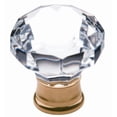 thumbnail image 2 of Baldwin Hardware 4324.03 1.38 in.D x 1.4 in.P Crystal Cabinet Knob in Polished Brass, 2 of 2