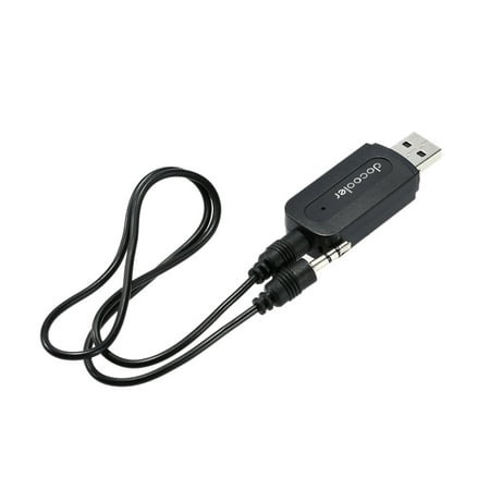 Mini USB Wireless BT Audio Receiver 3.5mm Music Adapter Car AUX Home Audio