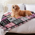 thumbnail image 4 of Dog Mom Blanket Gifts for Women 60\u201dX50\u201d, Dog Lover Gifts Throw Blanket, Dog Gifts for Dog Lovers, Dog Owner Gifts for Dog Mom Fleece Blankets (Dog Mom Blanket), 4 of 6