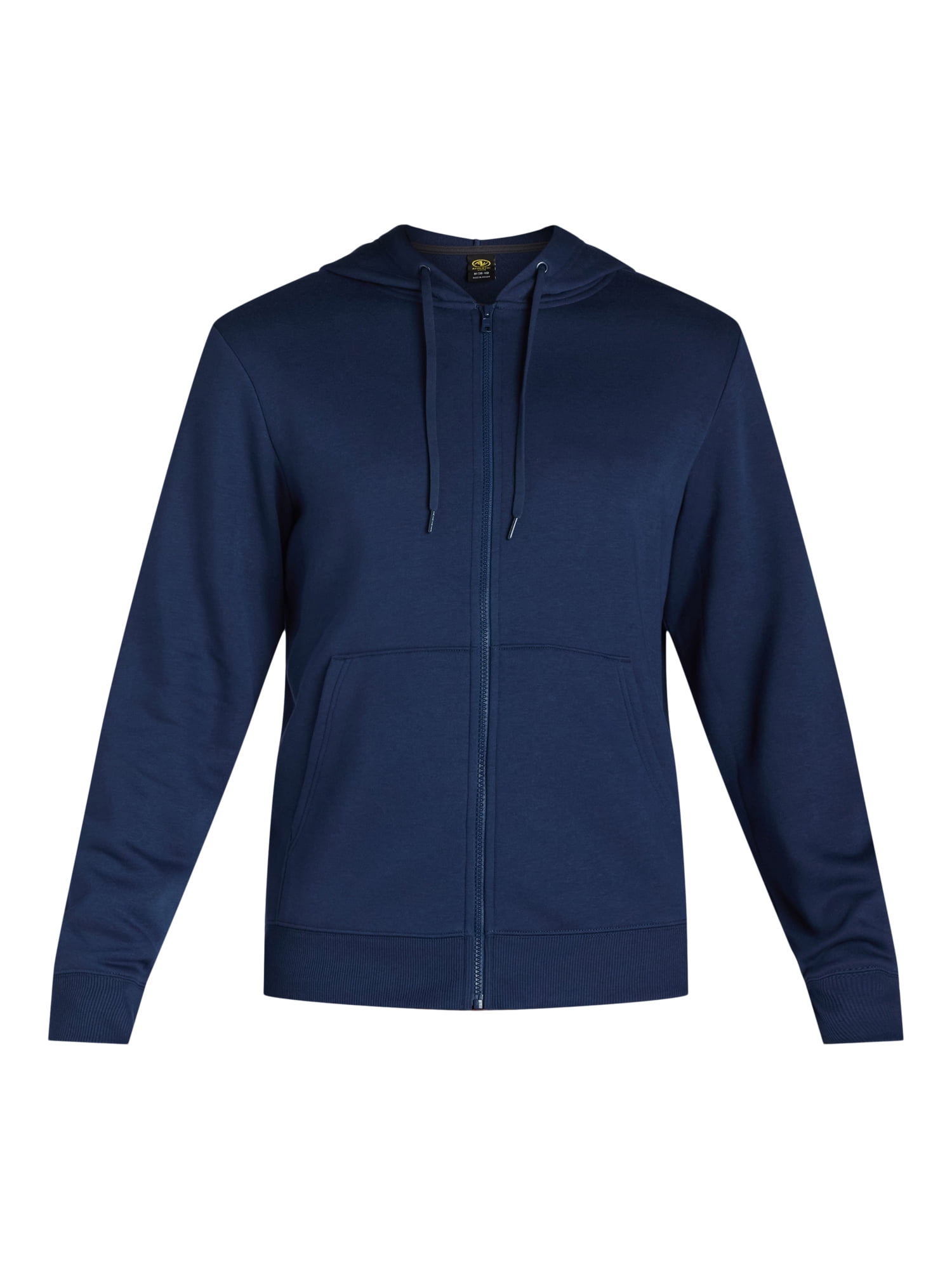 Athletic Works Men's and Big Men's Zip Up Fleece Hoodie Sweatshirt, Sizes S-5XLT