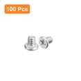 thumbnail image 3 of Unique Bargains M1.6x0.35x2mm 100Pack Metal Flat Round Head Screws Phillips Drive Machine Bolt, 3 of 5