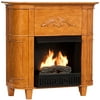 Cornell Petite Gel Fireplace, Plantation Oak