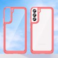 thumbnail image 5 of Dteck for Samsung Galaxy S23 Clear Case Shockproof Phone Cover, Hybrid Silicone Bumper Anti-Scratch Anti-Yellowing Transparent PC Back Protective Cover for Samsung Galaxy S23 5G,Red, 5 of 7