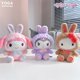 thumbnail image 3 of Muñeco de peluche Kawaii de 40cm, Sanrio My Melody Kuromi, serie Cinnamoroll, peluches suaves de Anime, juguetes colgantes para niñas, regalo, 3 of 4