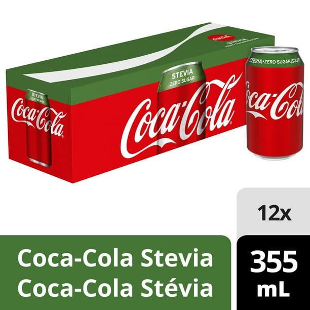 CocaCola Stevia Cans, 355 mL, 12 Pack Walmart.ca