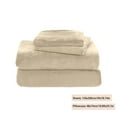 thumbnail image 2 of Dademeo Twin Bedding Sets for Adults Beige Micro Fleece Bed Sheet Set,3 Pieces(2 Pillowcase and 1 Bed Sheets)Deep Pocket Fitted Sheet,Velvet Plush Bedding Set,Warm and Soft, 2 of 8