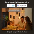 thumbnail image 3 of Bombilla LED inteligente Philips Hue Lightguide Ellipse de vidrio soplado a mano, 3 of 7