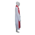 thumbnail image 3 of Adult Men's Priest Robe Costume | White & Red Christmas Costume, 3 of 7