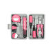 thumbnail image 1 of Kit De Herramientas Mecánicas Manuales Para Hogar Mini 13 pcs rosa/gris, 1 of 4