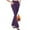 Purple, variant on CQONEPT Womens Fleece Lined Yoga Pants Tummy Control Casual Dress Pants Flared Business Work Fall Winter Trousers Black M