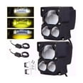 thumbnail image 2 of Par Faros De Lupa Doble Color Luz Para Auto Moto 32000 Lm, 2 of 5