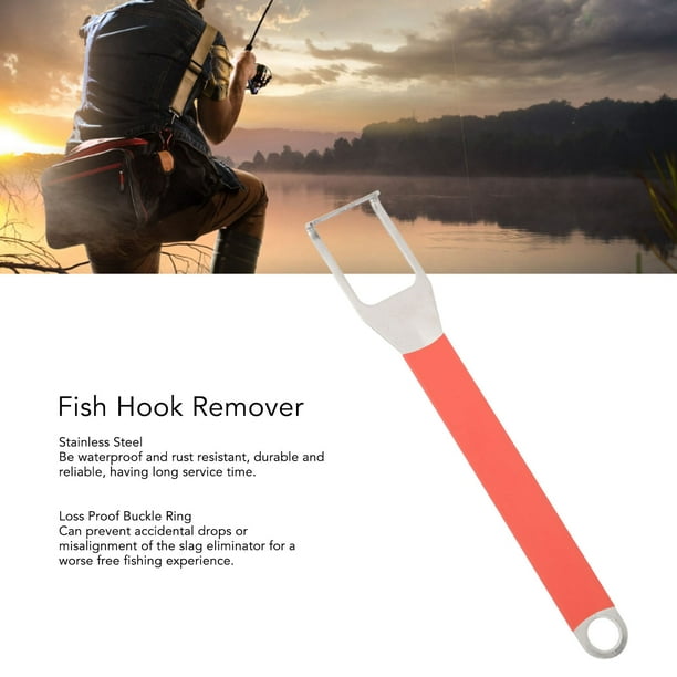 Stainless Steel Fish Hook Remover,Fishing Hook Quick Removal Device  Security Extractor Tool For Fishing Accessory 