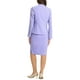 thumbnail image 3 of INSPIRE CHIC Conjuntos de Falda para Mujeres Traje Blazer Sin Cuello y Faldas Lápiz 2 Piezas Conjuntos Chic M Lila Claro, 3 of 6
