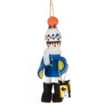 thumbnail image 1 of 1.75" Blue, White, and Orange Handcrafted Winter Child Dregeno Ornament, 1 of 1
