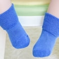 thumbnail image 1 of ITFABS Babies' Solid Color Anti Slip Cotton Socks Rubbers Warm Socks, 1 of 2